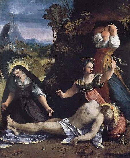 Dosso Dossi Lamentation over the Body of Christ by Dosso Dossi Spain oil painting art